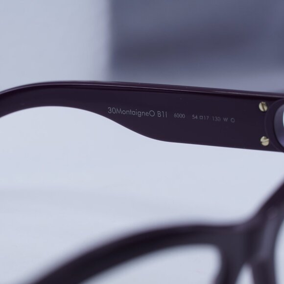 Final Price! Dior 30MONTAIGNEO B1I 6000 Shiny Violet Eyeglasses 54mm - Picture 7 of 11